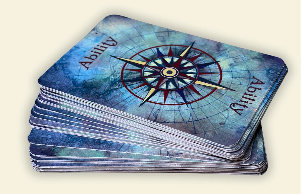 Ability cards included in Terra Incognita Pirate Board Game
